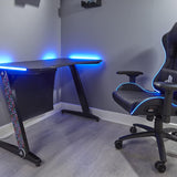 Xrocker Official Playstation Gaming Desk Led Lights Pc Office Workstation