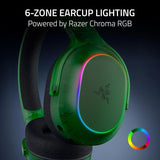 Razer Barracuda X Chroma Wireless Gaming Headset: 2.4GHz Wireless & Bluetooth - Lightweight - RGB - 40mm Drivers - Cardioid Mic - 70 Hr Battery - For PC, Mac, PS5, Switch 2, Smartphone - Phantom Green