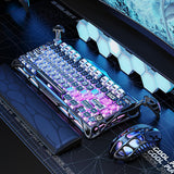 GravaStar Mercury M2 Wireless Gaming Mouse with 26,000 DPI, PAW3395DM Sensor -79g Lightweight Hollowed-Out Design -5 Programmable Buttons -5 Dynamic Lightsync RGB - Stealth Black