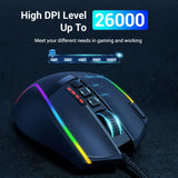 Redragon M915 Gaming Mouse, Wired Gaming Mouse 26,000 DPI Opitacl Sensor