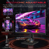 GAMEON GOML27QHD240IPS Midnight Signature Series 27" QHD, 240Hz, MPRT 0.5ms, HDMI 2.1, Fast IPS Mini LED Gaming Monitor (Supports PS5) - Black