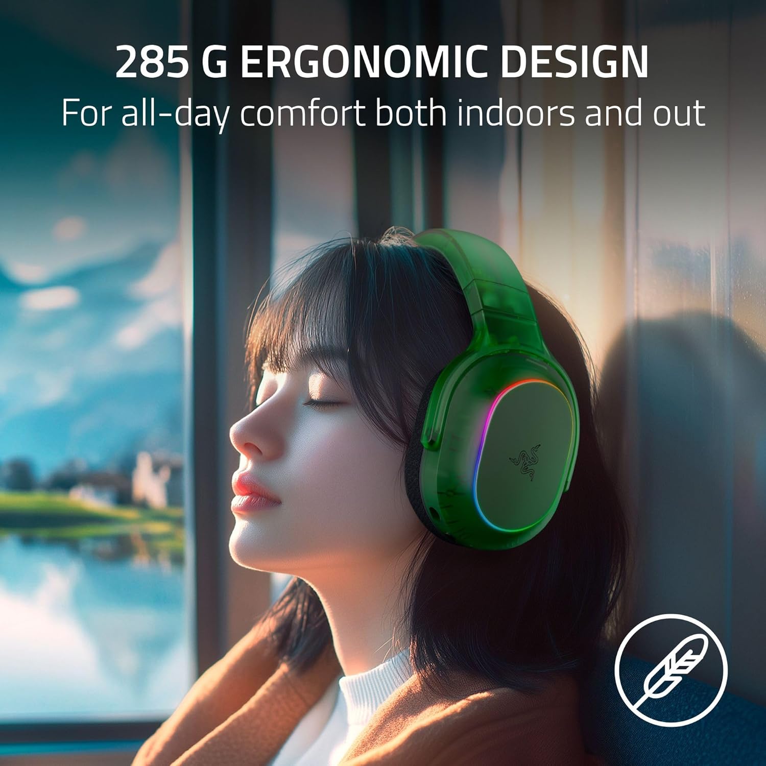 Razer Barracuda X Chroma Wireless Gaming Headset: 2.4GHz Wireless & Bluetooth - Fun Touch Jordan