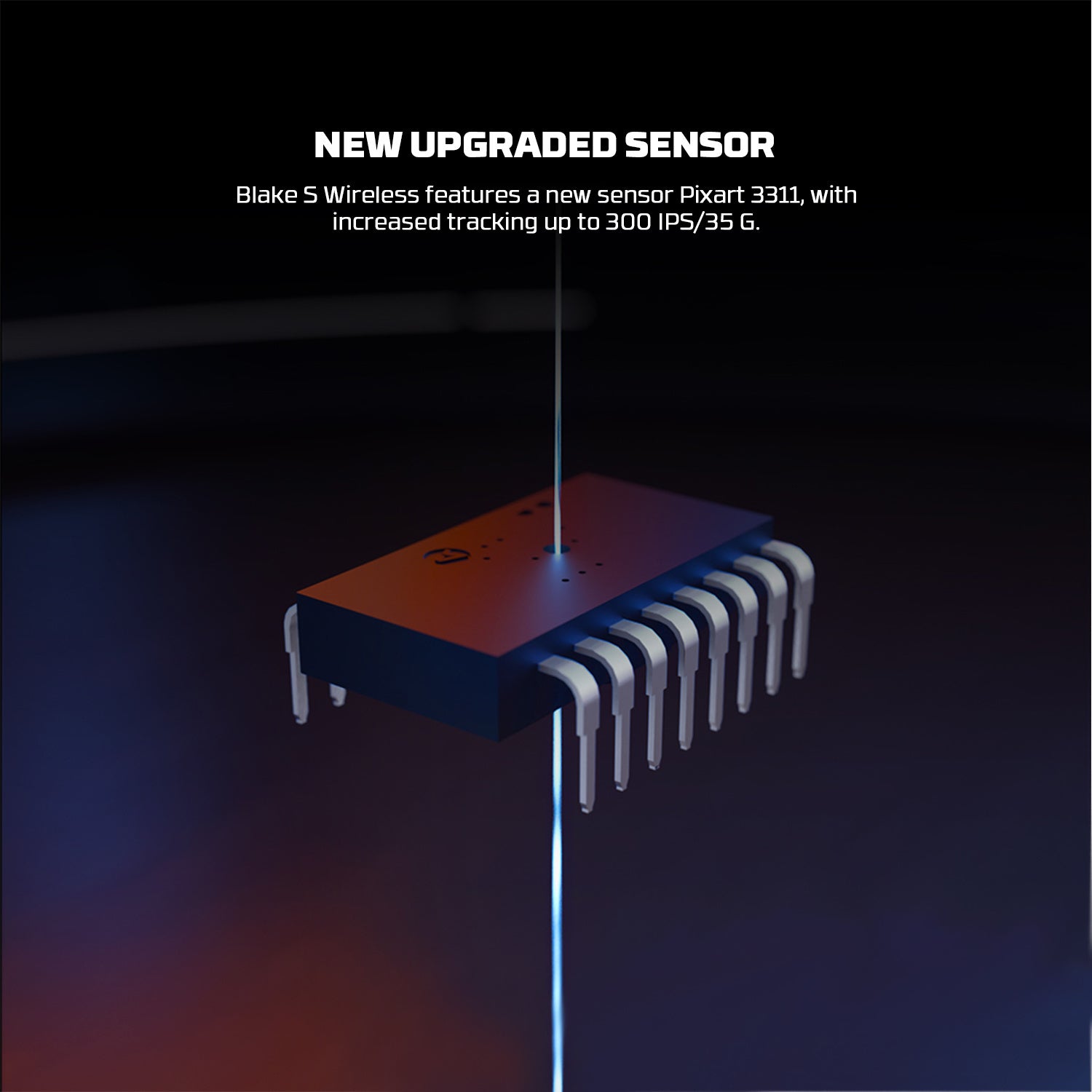 FANTECH WGC5S BLAKE S DUAL MODE WIRELESS GAMING MOUSE - BLACK - - Fun Touch Shop