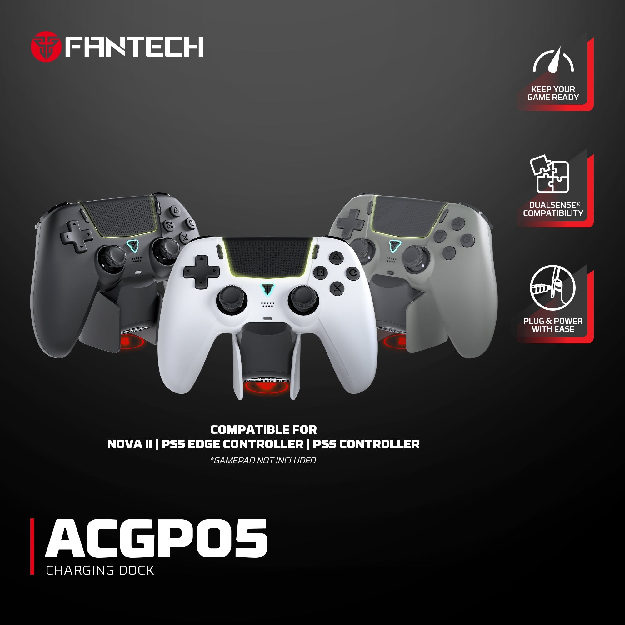 FANTECH ACGP05 CHARGING DOCK FOR WGP15 - - Fun Touch Shop