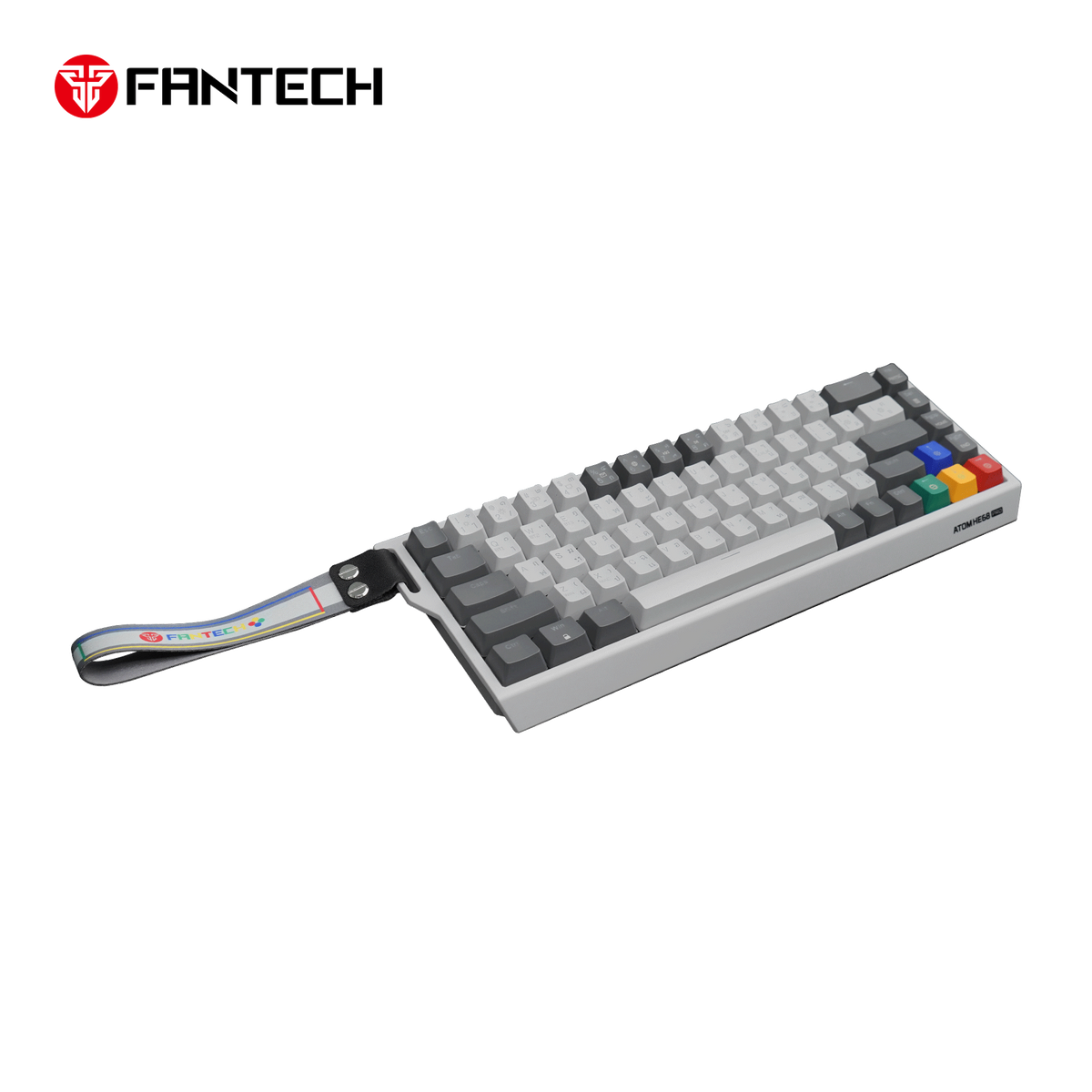 Fantech keyboard atom he68 mk922 magnetic switch 8000 hz – gray