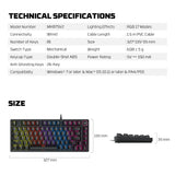 Fantech Hero MK875V2 Gaming Keyboard RGB (PS5 - PS4 - PC)