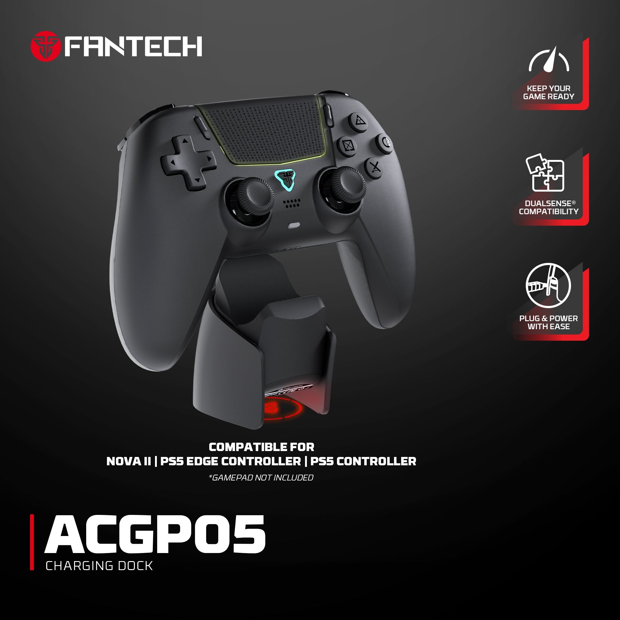 FANTECH ACGP05 CHARGING DOCK FOR WGP15 - - Fun Touch Shop