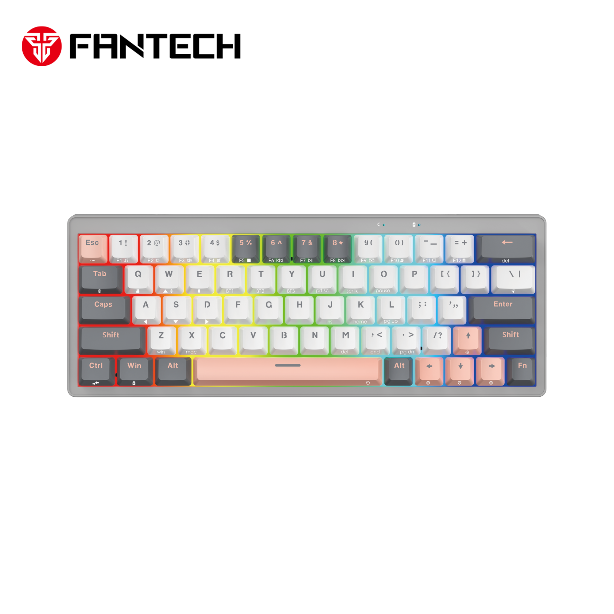 Fantech MK912 ATOM PRO63 RGB Bluetooth, Wireless Gaming keyboard Saturn