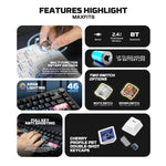 Fantech MK921 MAXFIT8 QMK Mechanical Keyboard - - Fun Touch Shop