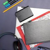 Toshiba Canvio Basics (1/2)TB Portable External Hard Drive USB 3.0, Black - HDTB510XK3AA