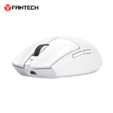 FANTECH ARIA XD7V2 Wireless Gaming Mouse, 53g Ultra-Lightweight HUANO Switches, Ambidextrous Egg Shape 5 Programmable Buttons, white