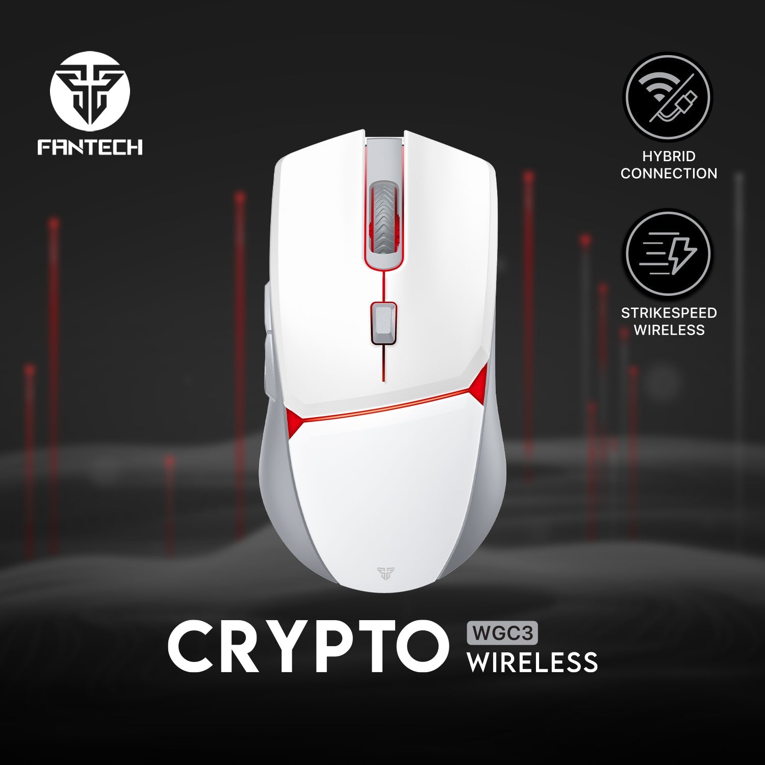 Fantech Crypto WGC3 Gaming Mouse New Arrivals 22 JOD