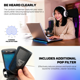 FANTECH WMCX01 LEVIOSA WAVE DUAL-MODE Wireless Condenser Microphone