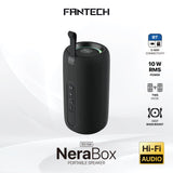 FANTECH BS159 True Wireless RMS Speaker TWS Deep Bass 10W 57mm Driver 4-Way Connectivity BT TF Card USB RGB Portable Speaker - Black - - Fun Touch Shop