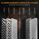 ATTACK SHARK R68 HE Carbon Fiber Rapid Trigger Keyboard Magnetic Switch