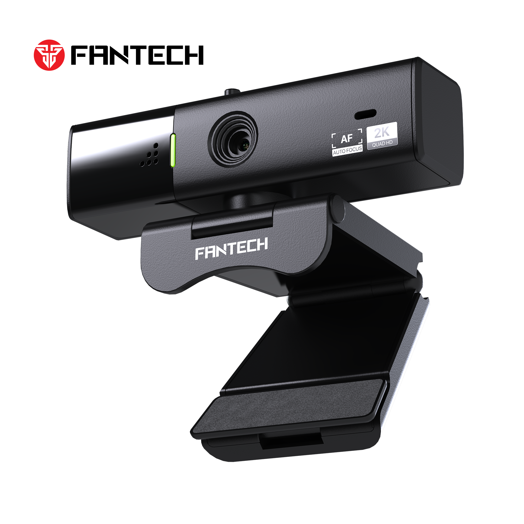 Fantech Luminous C50 Quad High-Definition Webcam 2K Quad-HD Support 60 FPS & 3D Noise Cancelling Mic - - Fun Touch Shop