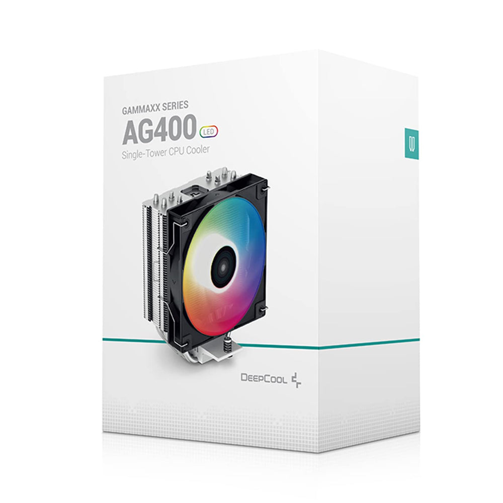 DeepCool AG400 BK ARGB Single tower 120mm CPU cooler Coolers & Power Supply 25