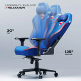 CYBEART | Superman Classic - Chaise de gaming/bureau série APEX | Lombaire 4D, accoudoir 4D, similicuir Endura, oreiller AeroMag, inclinable et inclinable