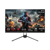 GAMEON GOES27QHD120IPS 27″ Fast IPS QHD Gaming Monitor – 2560×1440, 120Hz Refresh Rate, 0.5ms MPRT, HDR10, Adaptive-Sync, 99% sRGB, HDMI 2.1 (Supports PS5) & DisplayPort, Built-in Speakers, Flicker-Free, VESA Mount
