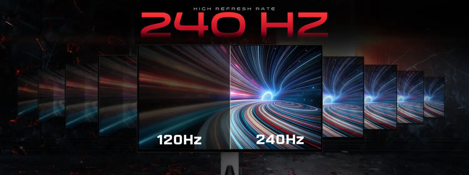 Gameon 27’’ black oled qhd gaming monitor 240hz 0.03ms hdmi 2.1 (supports ps5)