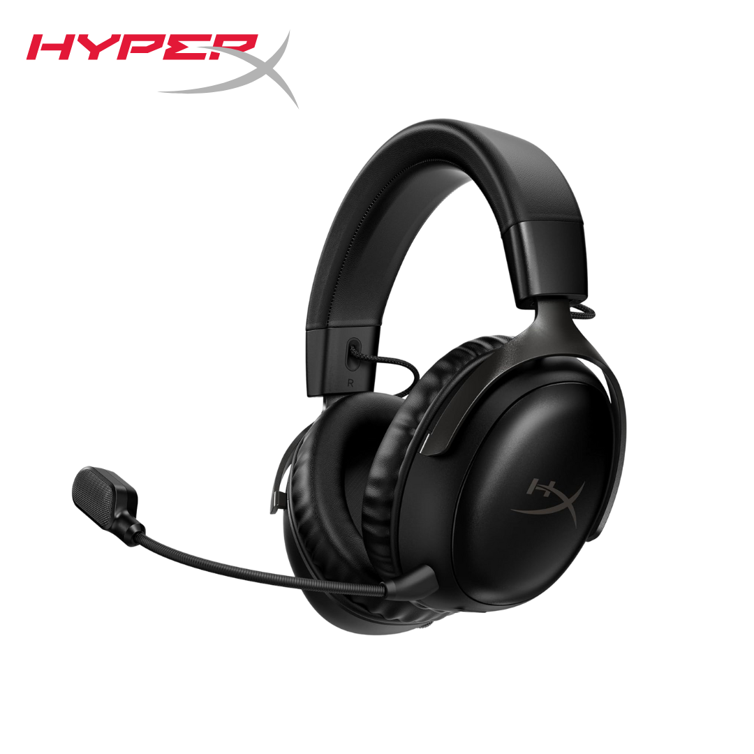 HyperX Cloud III Wireless – Gaming Headset for PC, PS5, PS4, up to 120-hour Battery ,Black - - Fun Touch Shop