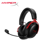 HyperX Cloud III Wireless – Gaming Headset for PC, PS5, PS4, up to 120-hour Battery ,Black & Red - - Fun Touch Shop