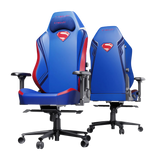 CYBEART | Superman Classic - Chaise de gaming/bureau série APEX | Lombaire 4D, accoudoir 4D, similicuir Endura, oreiller AeroMag, inclinable et inclinable