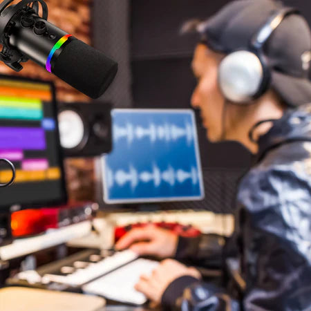 Redragon SOLARA GM307 Moving-coil Gaming Microphone - - Fun Touch Shop