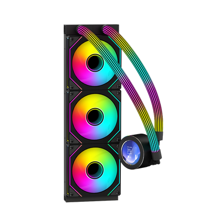Gameon - kraken n360 lcd display liquid cpu cooler 360mm with argb tube - pc hardware