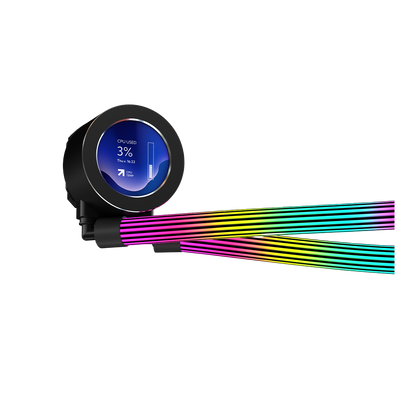 Gameon - kraken n360 lcd display liquid cpu cooler 360mm with argb tube - pc hardware