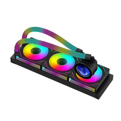 Gameon - kraken n360 lcd display liquid cpu cooler 360mm with argb tube - pc hardware