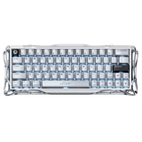 GravaStar Mercury V60 Pro Gaming Keyboard Deluxe Edition - 8kHz Magnetic Switch | Premium Hall Effect Keyboard – Dual Keycap Gift Box Set (chrome Silver)