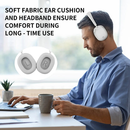 Redragon h620 vibecore 700nc anc bluetooth/wired headset (silver/grey)