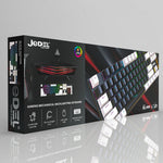 Jedel Full Size 104 Keys Wired Mechanical Keyboard with Blue Switch Metal Surface 8 Lighting Mode Gaming Keyboard - - Fun Touch Shop