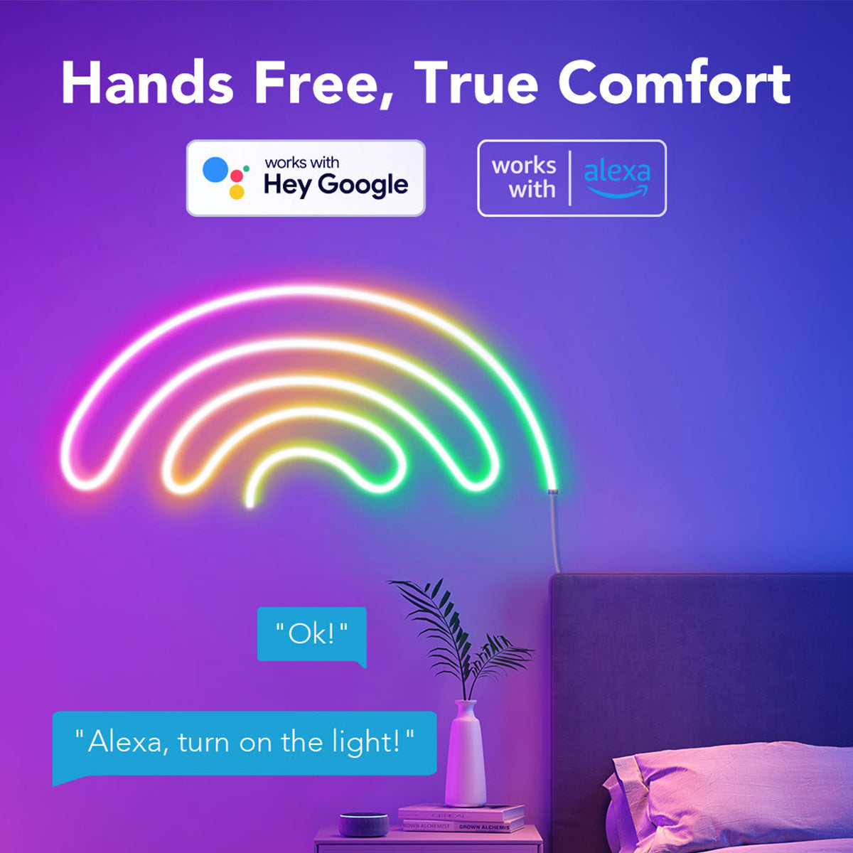 Rgb smart ic 5v usb neon led strip lights