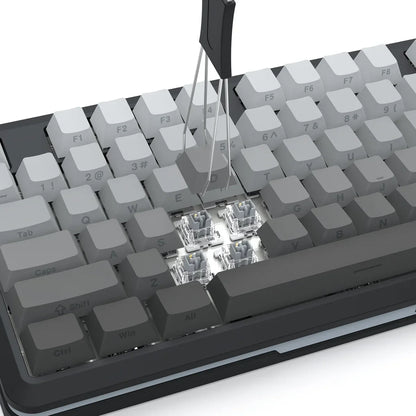 Redragon cyrus pro k681sp rgb wireless 75% hot-swappable gasket mechanical keyboard with knob (rpc linear switch)