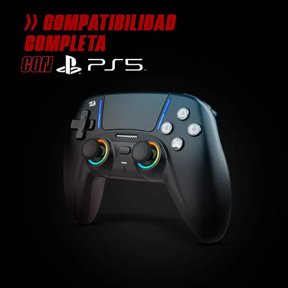 Redragon kaiser g832 wireless gamingpad for ps5 hall effect joystick trigger mechanical d-pad macro - console
