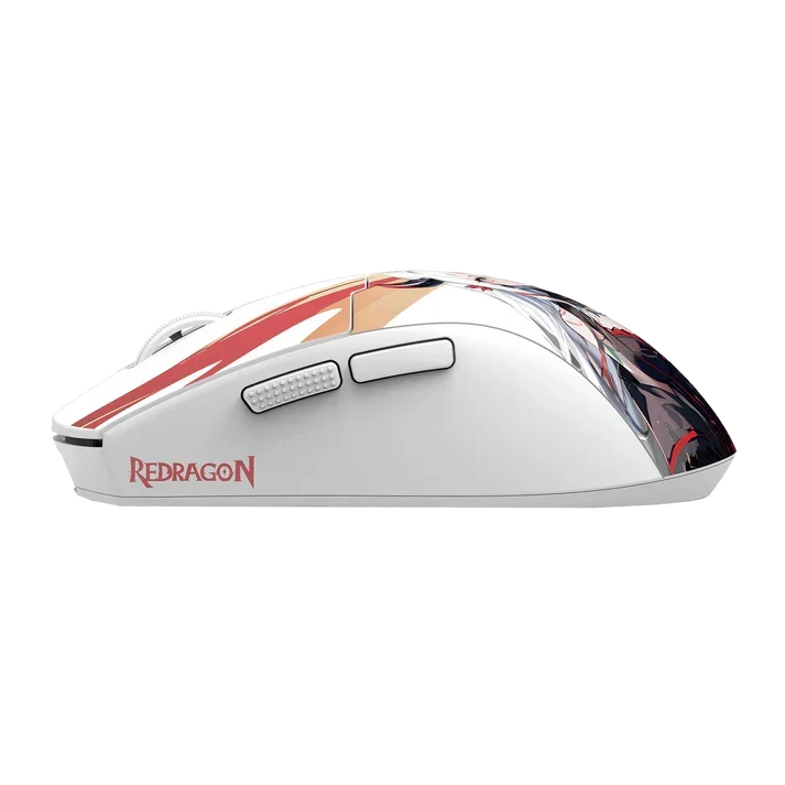 Redragon m918ak 3-mode wireless gaming mouse 55g lightweight 26k dpi mouse w/ergonomic natural grip build full