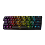 Redragon K617 HE Rapid Trigger Gaming Keyboard, 60% 61 Keys Wired Mechanical Keyboard w/Hyper-Fast Actuation, Dedicated Hall Effect Magnetic Switch, Actuation Point Adjustable, Essential Black - - Fun Touch Shop