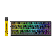 ATTACK SHARK X68 HE Rapid Trigger Mechanical Gaming Keyboard 60% Wired TKL with Adjustable Actuation,Hall Effect Magnetic Switch,8KHz Polling Rate,RGB Backlit,Top Mount for PC Mac Esport Gamer(Black) - - Fun Touch Shop
