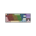 Redragon K552 Mechanical Gaming Keyboard, 87-Key Compact, LED Gaming Keyboard with Red Switches, Anti-Ghosting, Metal Frame for PC Gaming & Typing, Beginner-Friendly (Eclipse Gilded) - - Fun Touch Shop