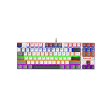 Redragon K552 Mechanical Gaming Keyboard, 87-Key Compact, LED Gaming Keyboard with Red Switches, Anti-Ghosting, Metal Frame for PC Gaming & Typing, Beginner-Friendly (Polar Monolith)