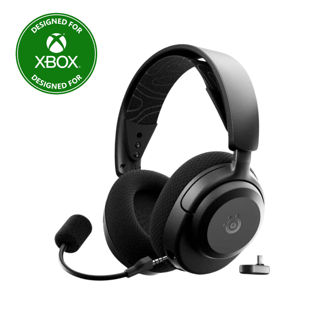 SteelSeries Arctis Nova 3X Wireless Multi-Platform Gaming Headset — Mobile App Control — 40 HR Battery — Neodymium Magnetic Drivers — 2.4GHz/Bluetooth — Xbox, PS5, PC, Switch, Mobile — Black.
