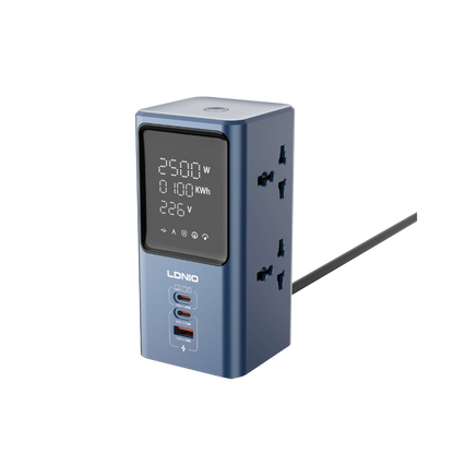 Ldnio 45w universal power strip desktop led power adapter sc2
