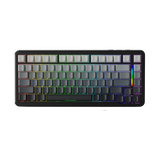ATTACK SHARK M86 Wireless Mechanical Keyboard, 75% Layout Gasket Custom Structure,Hot Swappable,RGB Backlit,Pre-lubed Switches,Side Printed PBT Keycaps,Tri-Mode BT5.0/2.4GHz/USB-C Keyboard for Win/Mac