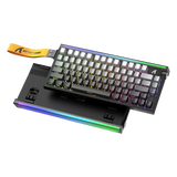 ATTACK SHARK R85HE Wired 75% Hall Effect Rapid Trigger Mechanical RGB Gaming Keyboard with 8K Polling,0.05mm RT Accuracy,0.08MS Latency,Magnetic Switch,5 Layer Sound Damped,Driver for PC(Moonlight)