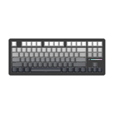 ATTACK SHARK M87 PRO Wireless Mechanical Gaming Keyboard,Hot Swappable Gasket RGB Custom Keyboard,Linear Switch&Side Printed PBT Keycaps,BT5.0/2.4Ghz/Type-C,5000mAh Battery for Win Mac(Moonlight)