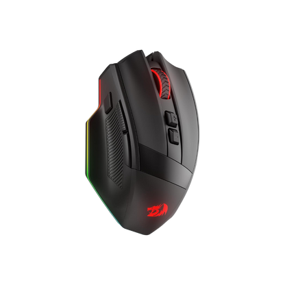 Redragon m923 pro wireless rgb gaming mouse 24k dpi remapping keys | cable-free delay smooth precise tracking custom
