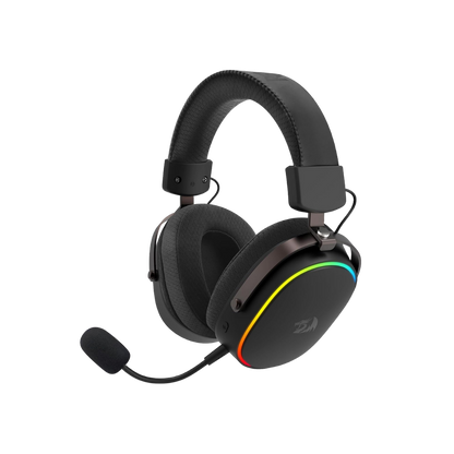 Redragon h831 gaming headset rgb 2.4ghz/bt/wired black - audio | wireless headset