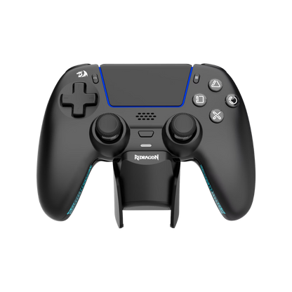 Redragon wargrip g831 wireless gamingpad for ps5 hall effect joystick trigger mechanical d-pad macro with charger dock